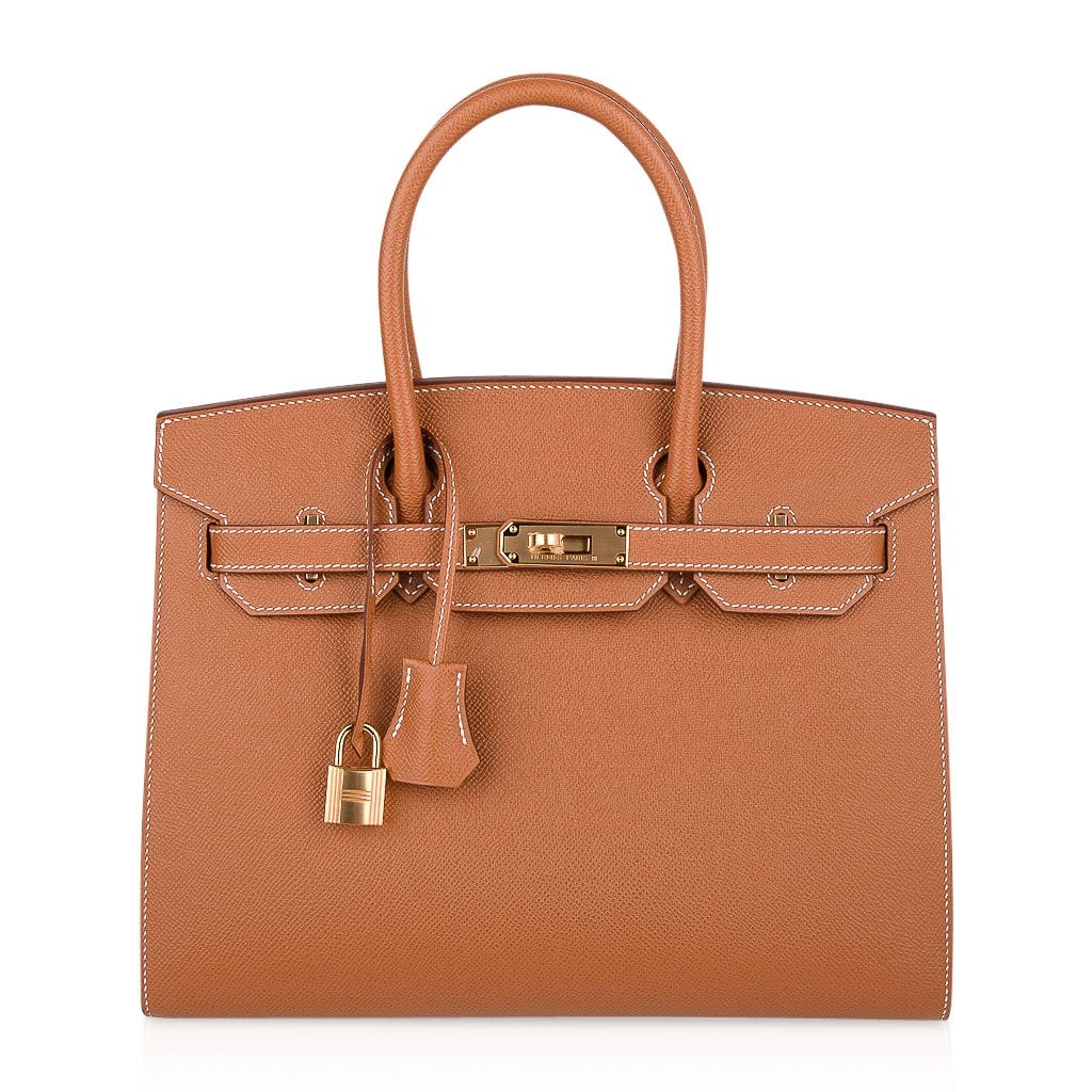 Birkin 30 Sellier Bag Gold Veau Graine Monsieur Brass Limited Edition