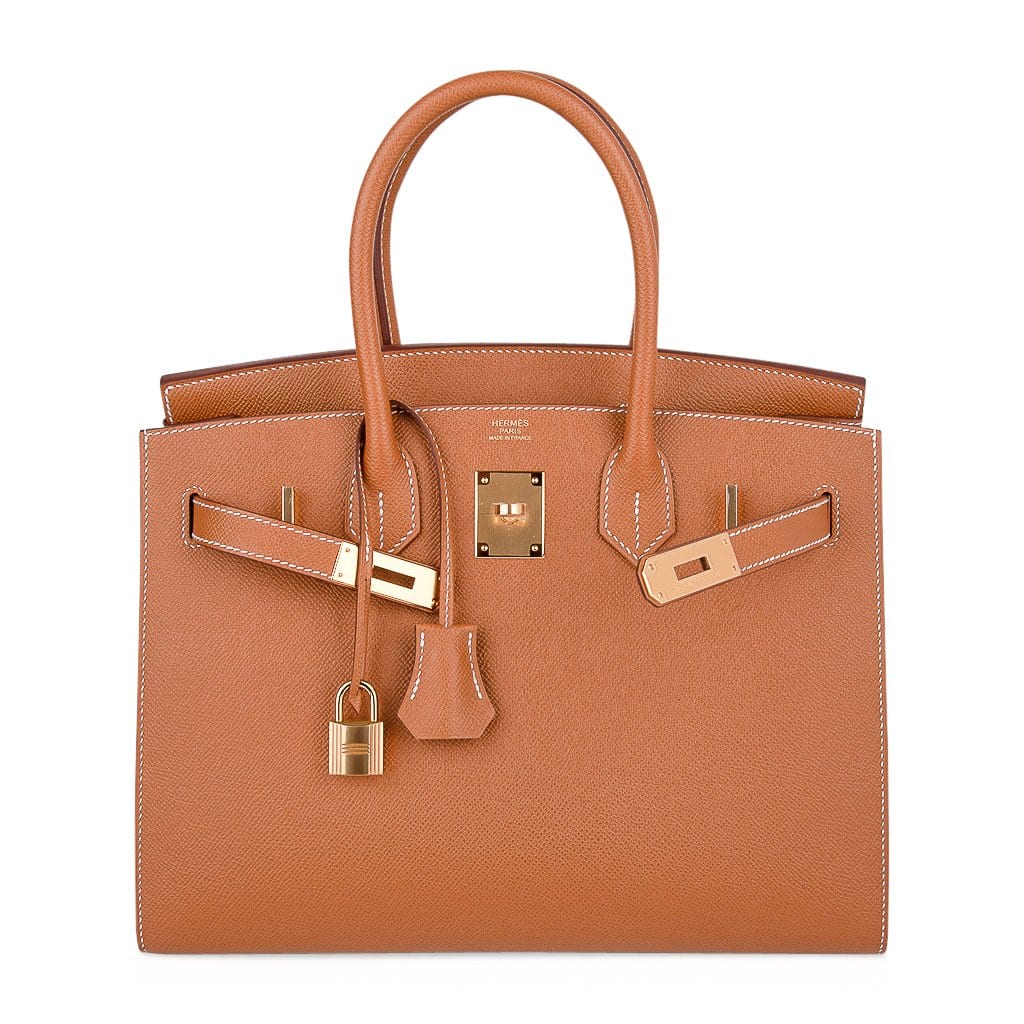 Birkin 30 Sellier Bag Gold Veau Graine Monsieur Brass Limited Edition