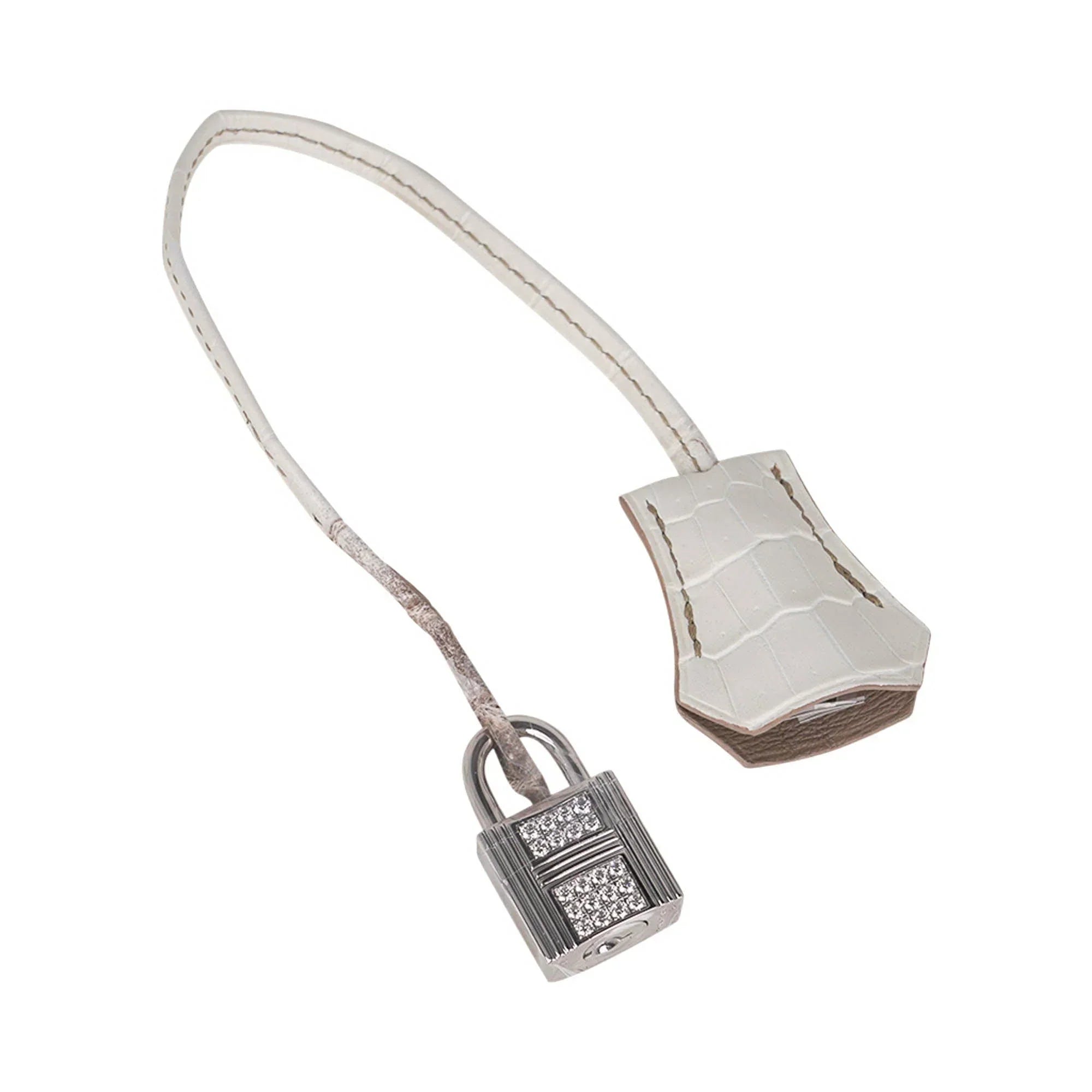 Birkin 30 Bag Diamond Himalaya Blanc Matte Niloticus Crocodile with 18k White Gold Hardware